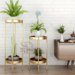 Gold Vintage Plant Stand