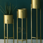 Modern Gold Plant Stand